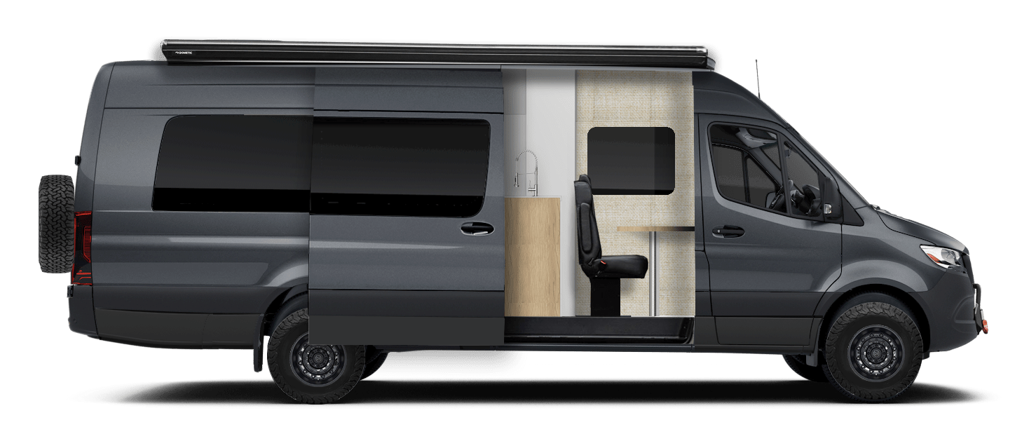 Model — 170 Extended Sprinter, side profile